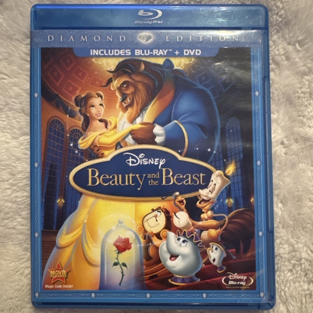 Beauty and the Beast (Blu-ray/DVD, 2010, 3-Disc‎ Set, Diamond Edition)